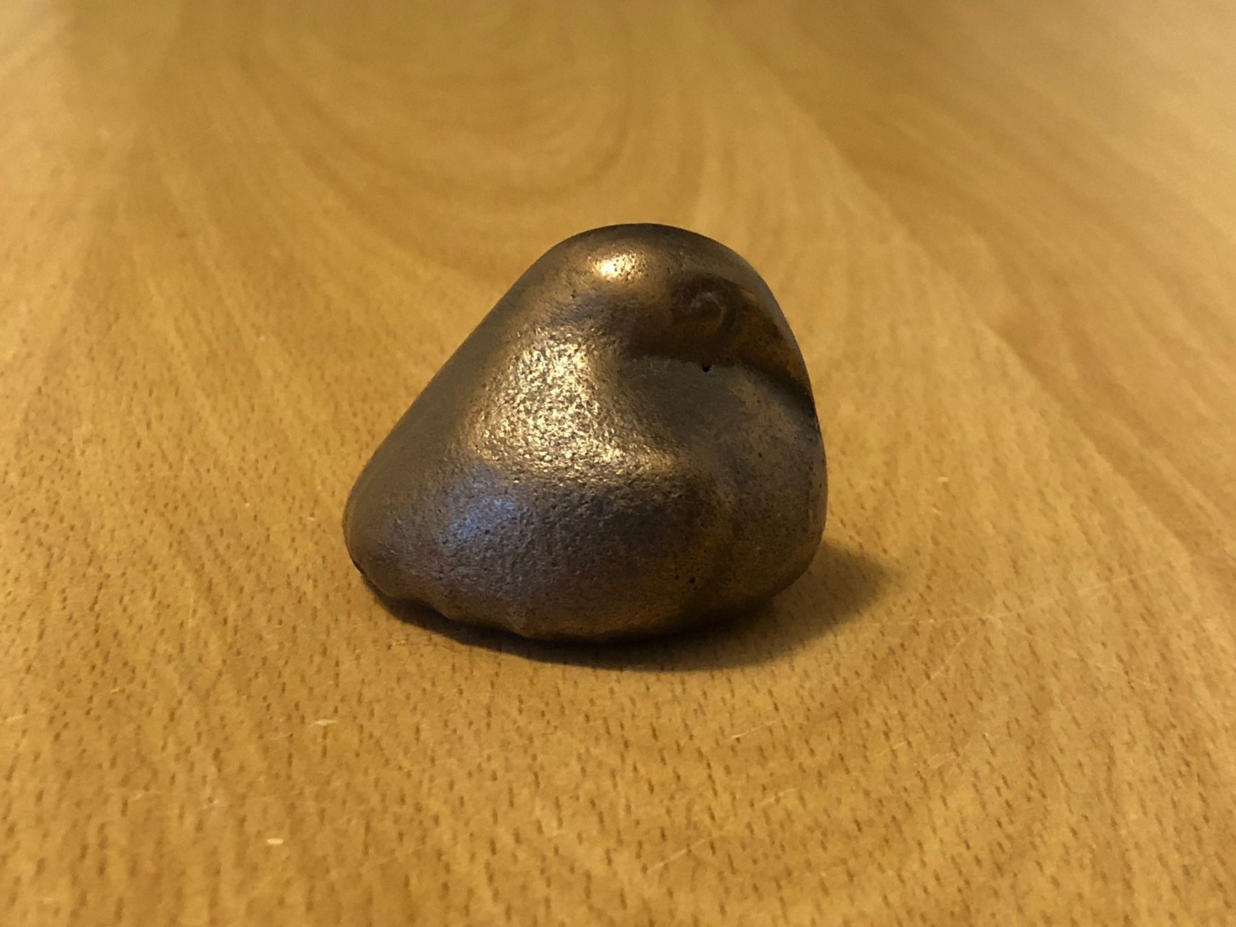 Bag Turgi Statuette: Turgi Bronze BAG, Hornvogel sitzend – Usato da Urdorf venduto da quandolino