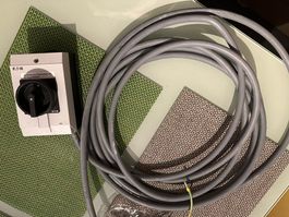 AP-Lasttrennschalter Eaton P1-32 4L IP65 mit Zuleitung
