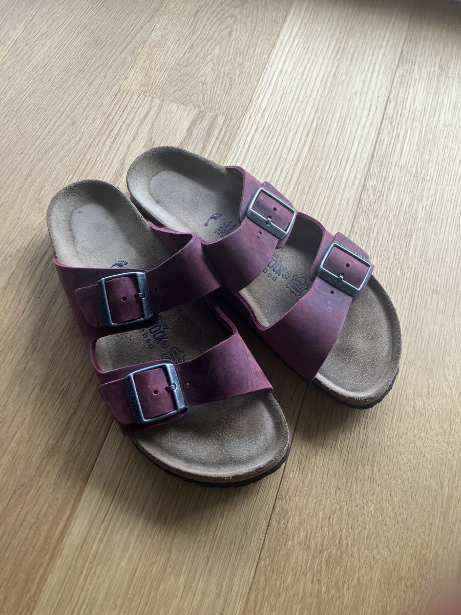 Birkenstock Damenschuhe: Birkenstock Gr.41 bordeaux  – Gebraucht aus Wangen b. Olten von nad_gg7s