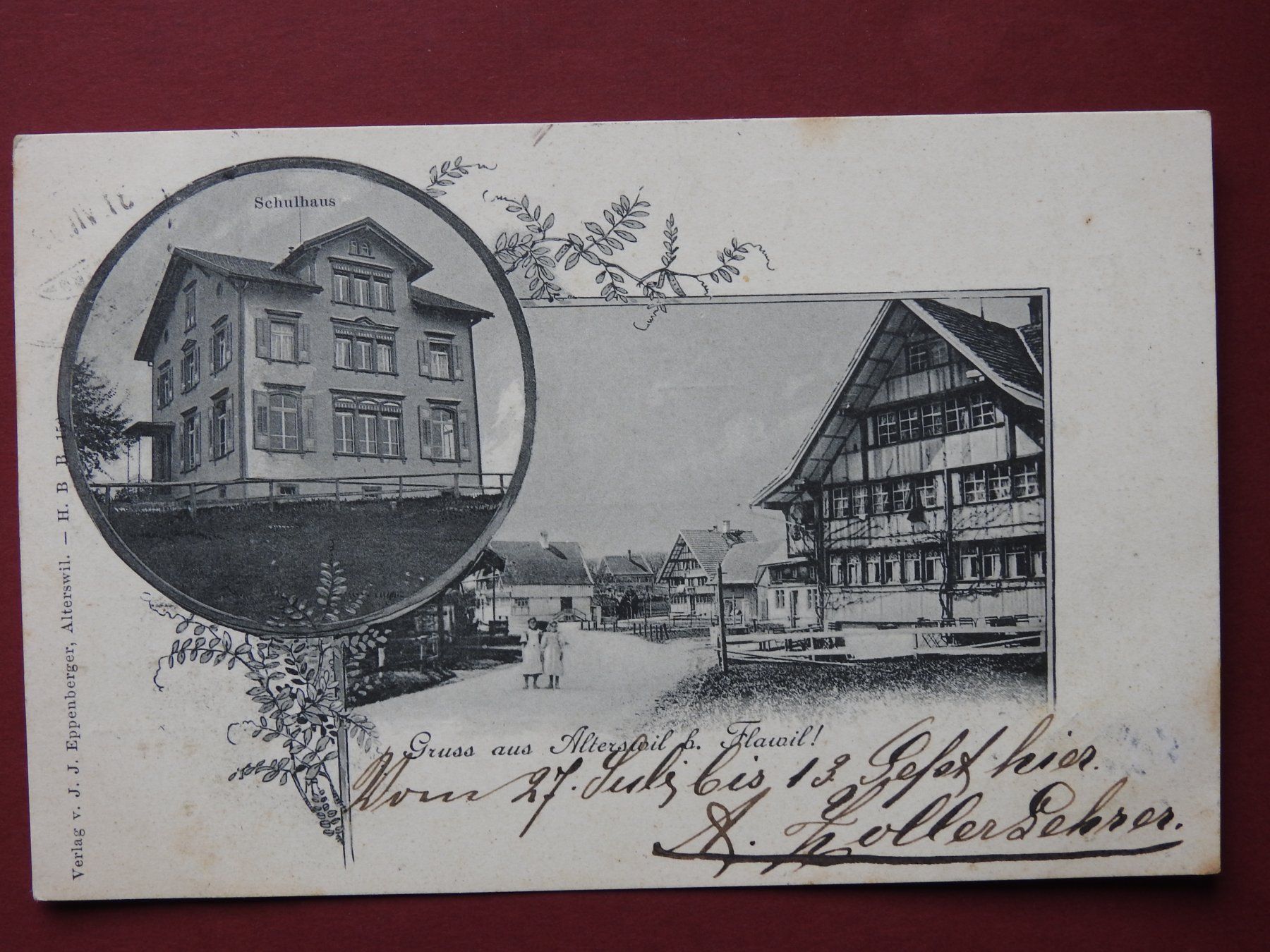 Cartoline postali: AK Gruss aus Alterswil b. Flawil – Usato da Rain venduto da 999-800-K