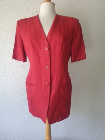 BALLY JACKE 36 S BLAZER BLUSEJACKE TOP MIT BLUSE TUNIKA SHIR