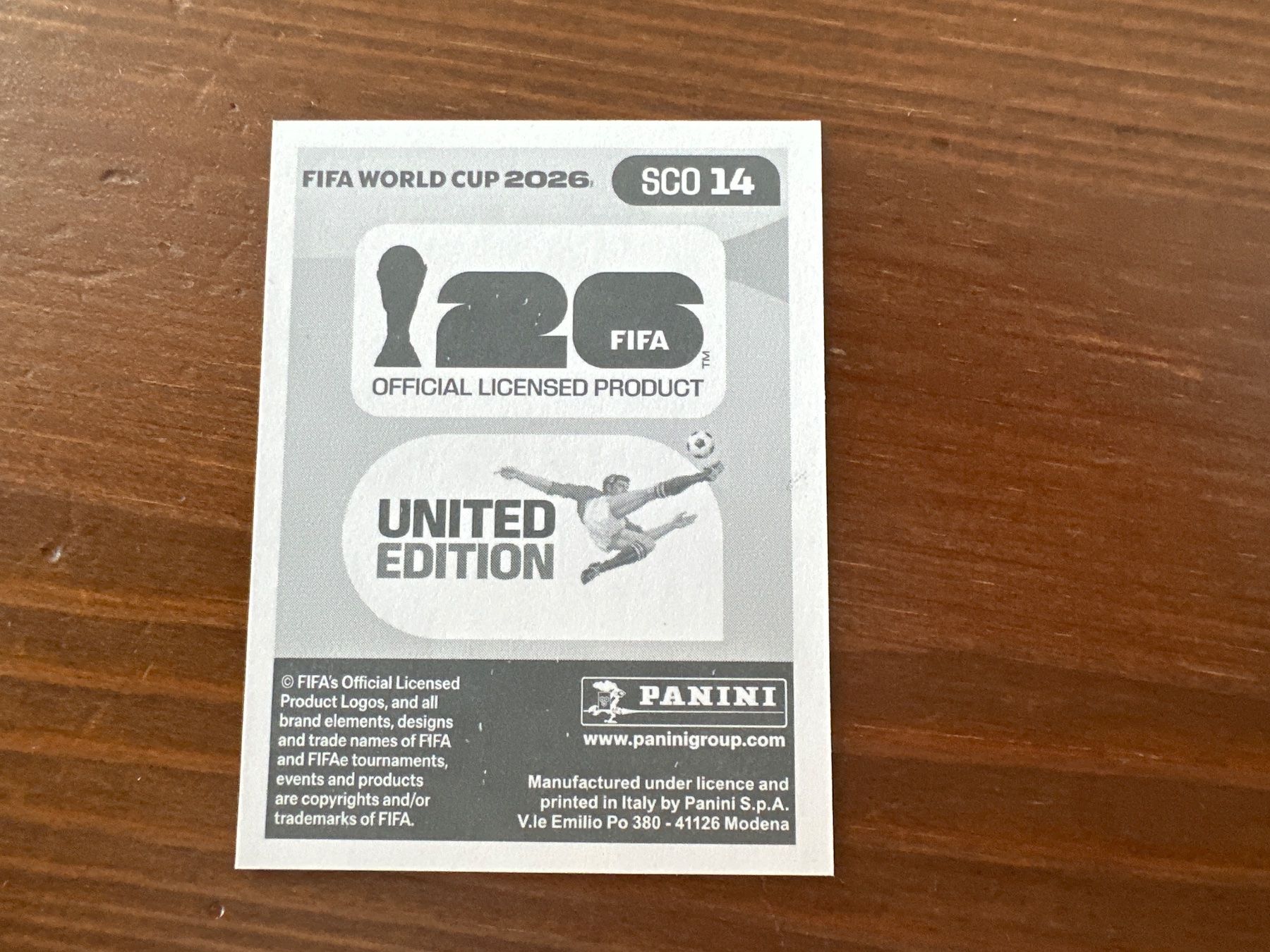 Panini Sammelbilder & Trading cards: Panini SCO 14 FIFA World Cup 2026 – Neu und originalverpackt aus Würenlos von gtvlady_82 1