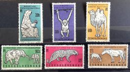 1962 Tschechoslowakei / Tiere Satz** Mi- 1335- 1340