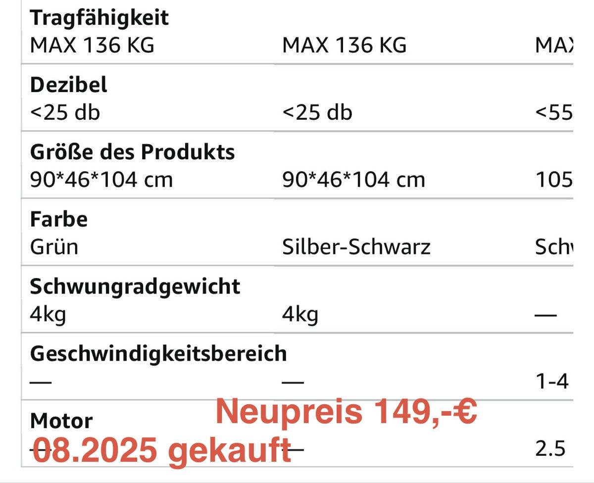 Hometrainer: Ergometer,Hometrainer, Fahrrad – Usato da Koblenz venduto da Mib1401 3