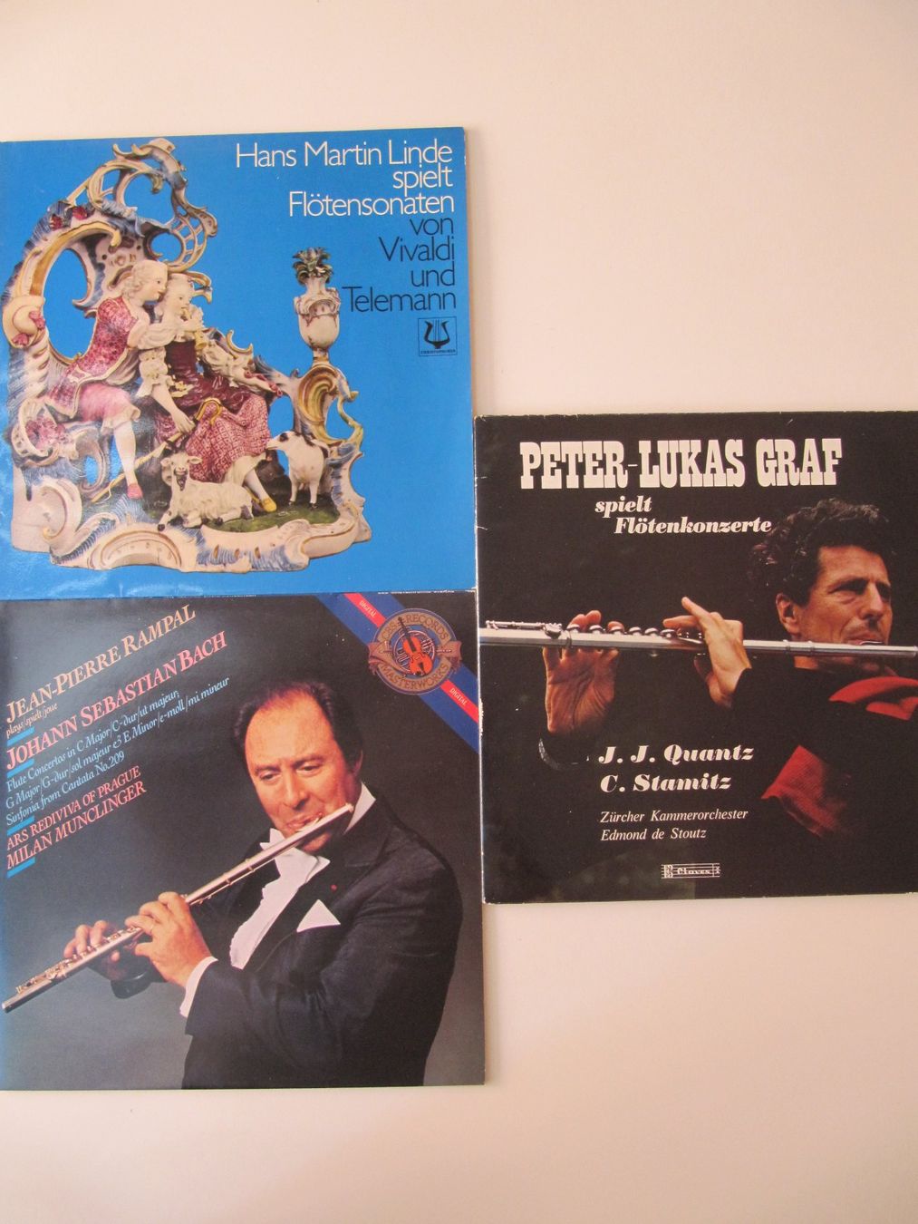 Dischi in vinile: Klassische Flötenkonzerte  Vivaldi, Bach, Telemann, #LP6.. – Usato da Basel venduto da Ruben2210