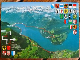 Ansichtskarte Weg der Schweiz