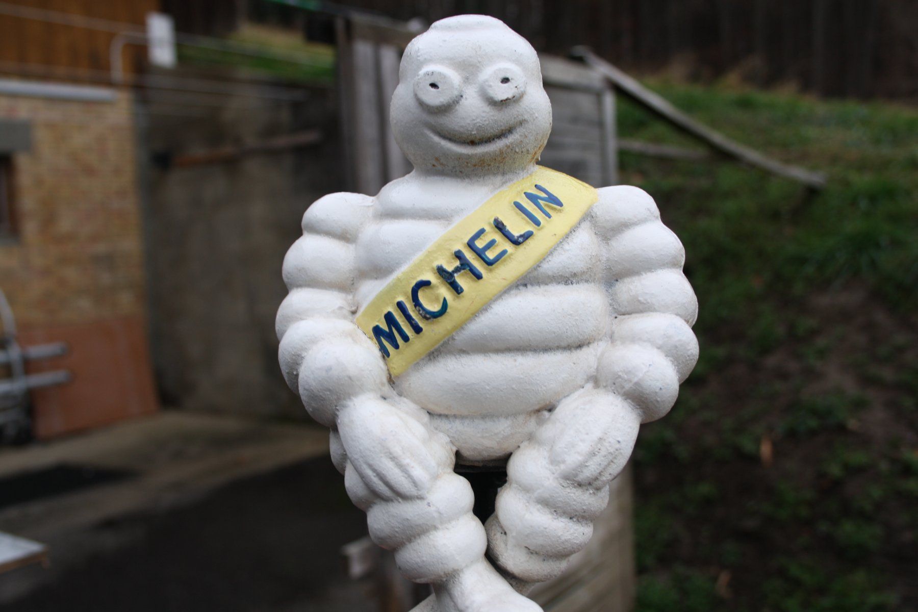 Michelin Statuette: MICHELIN MANN BIBENDUM EISEN – Usato da Wauwil venduto da Pneuedy 4
