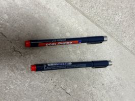 2x Stylo rouge Edding 1800 neuf