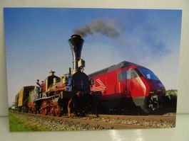 Karte SBB Dampflok D1/3 mit Re 460"150 Jahre Bahngeschichte"