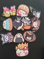 Lot d autocollants Sanrio hello Kitty motifs nourriture neuf