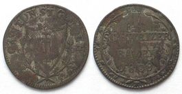 ST. GALLEN Kanton 1 Batzen 1808 Billon