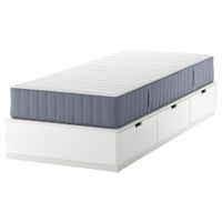 IKEA NORDLI Bett 90×200 cm mit 3 Schubladen + IKEA VALEVÅG M