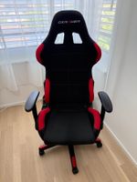 DXRacer Gaming Stuhl / Bürostuhl Stoff (Schwarz/Rot)