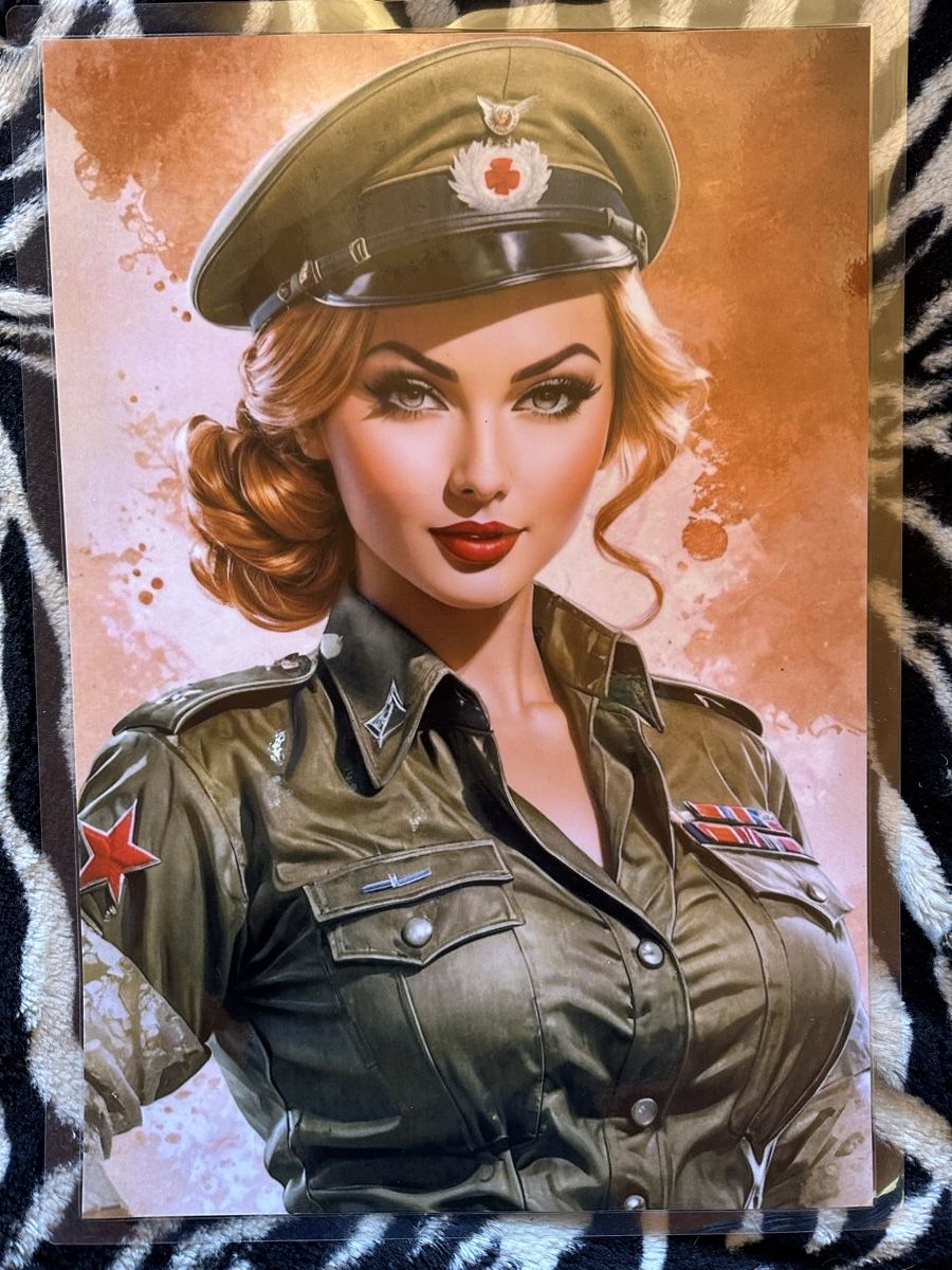 Poster & Bilder: Pin up us army Militär  – Neu (gemäss Beschreibung) aus Reinach AG von rares75