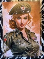 Pin up us army Militär 