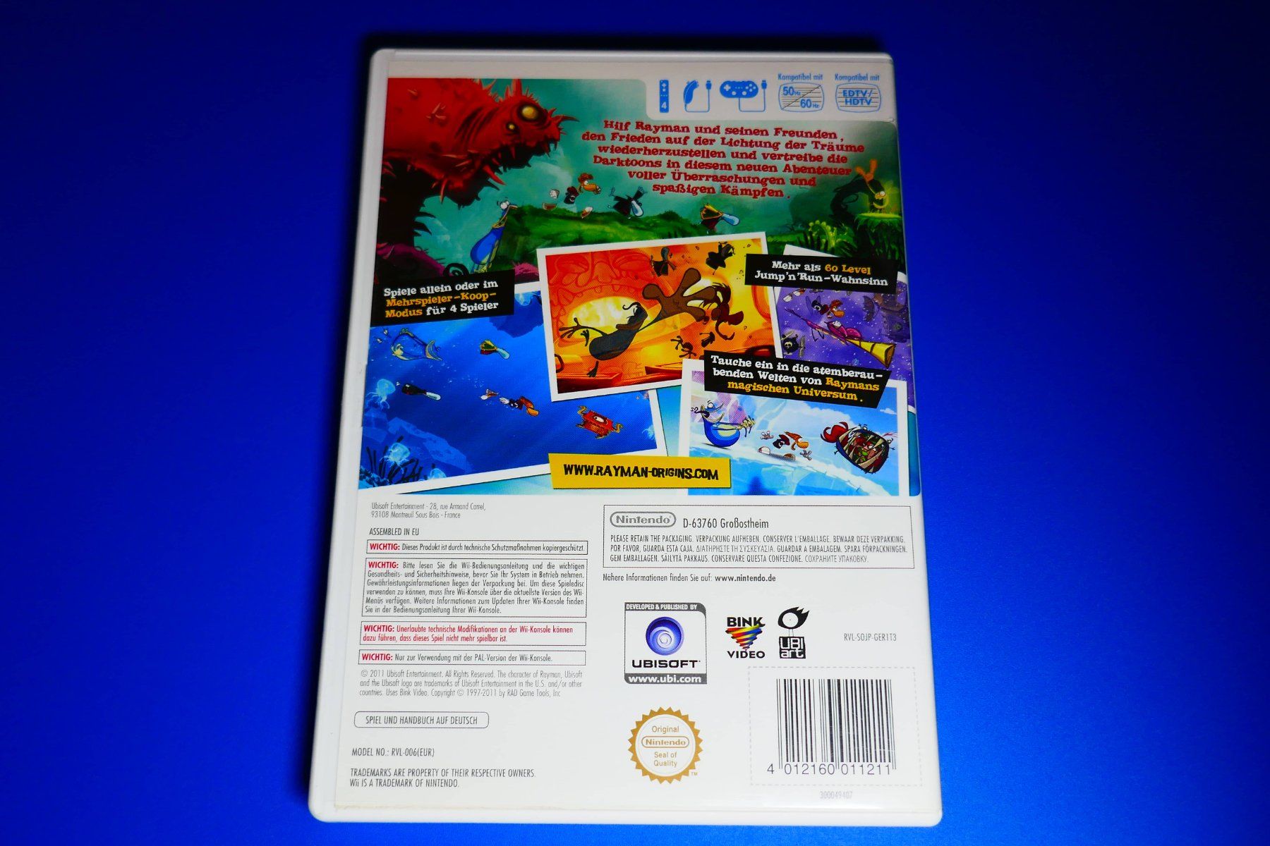 Nintendo Giochi: Rayman Origins - Nintendo Wii – Usato da Vuarrens venduto da Espace-Retro 2