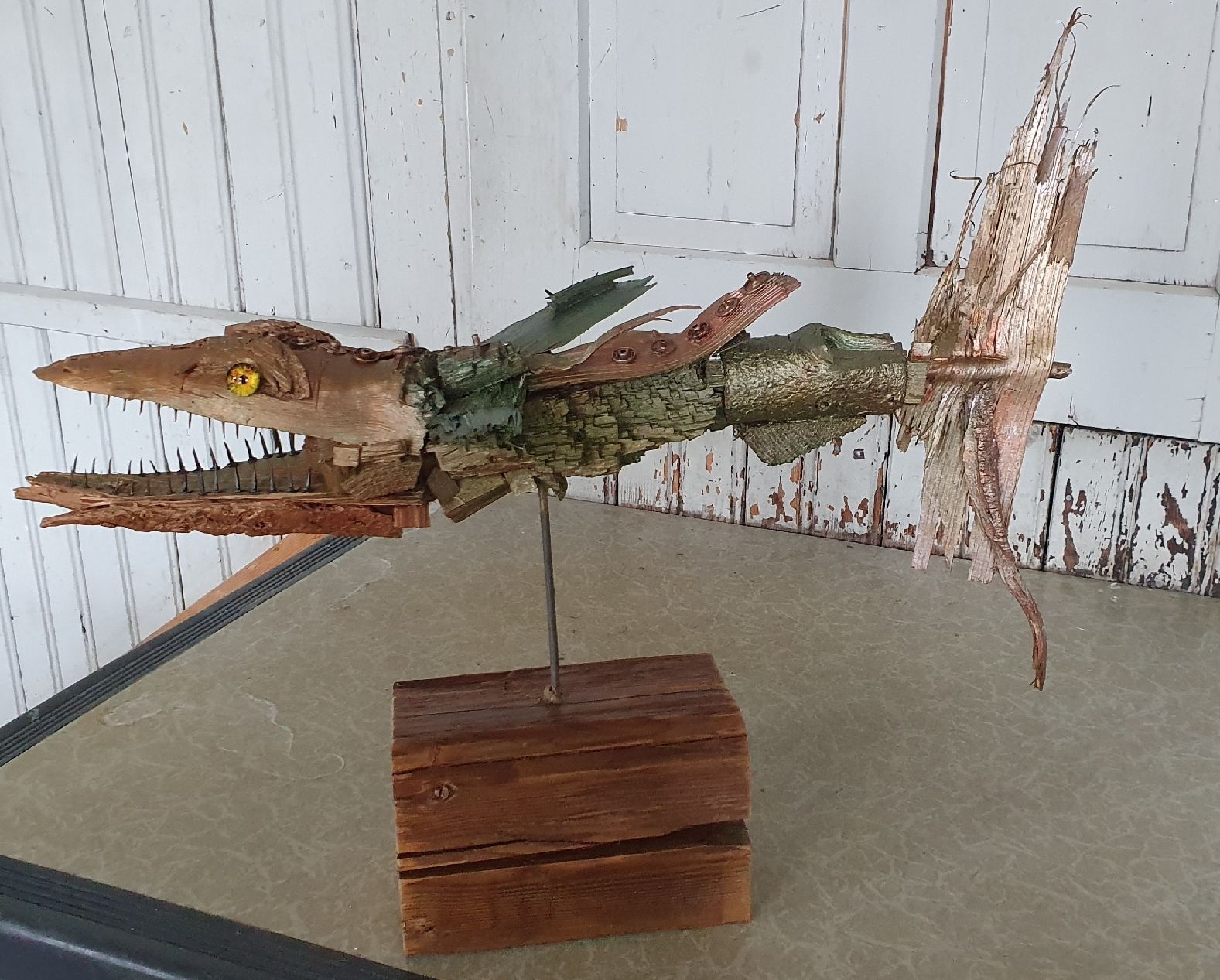 Sculture & Statue: Holzkunst Fisch Skulptur - Einzigartiges Deko-Objekt – Nuovo (secondo la descrizione) da Gossau SG venduto da ush_db7j 2