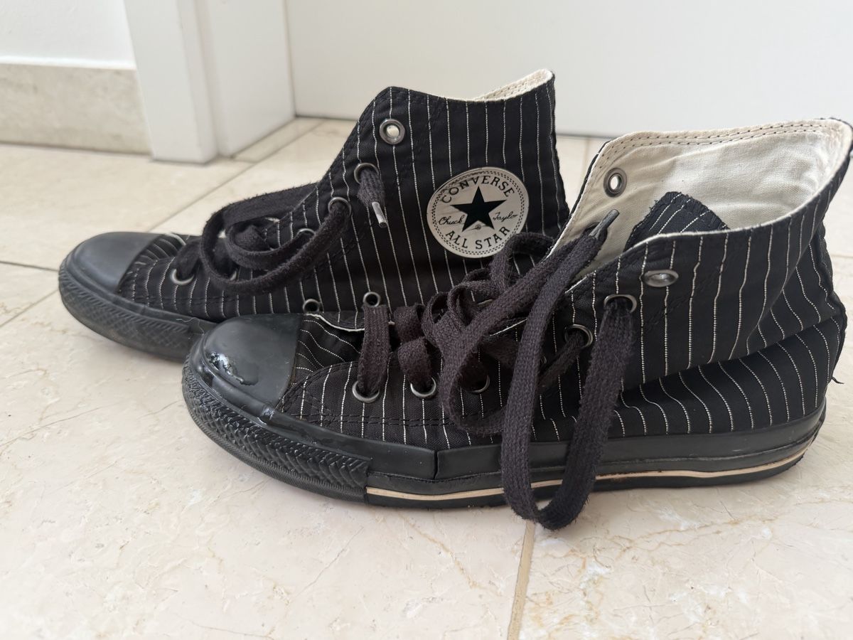 Converse Scarpe da uomo: Converse Chucks Pinstripe Black Gr. 39 – Usato da Chur venduto da mir_8ns7 1