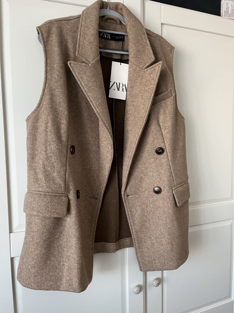 Zara Gilet & Giacche senza maniche: Lange taillierte Weste – Nuovo e nell'imballaggio originale da Allschwil venduto da eyl_bb8q 3