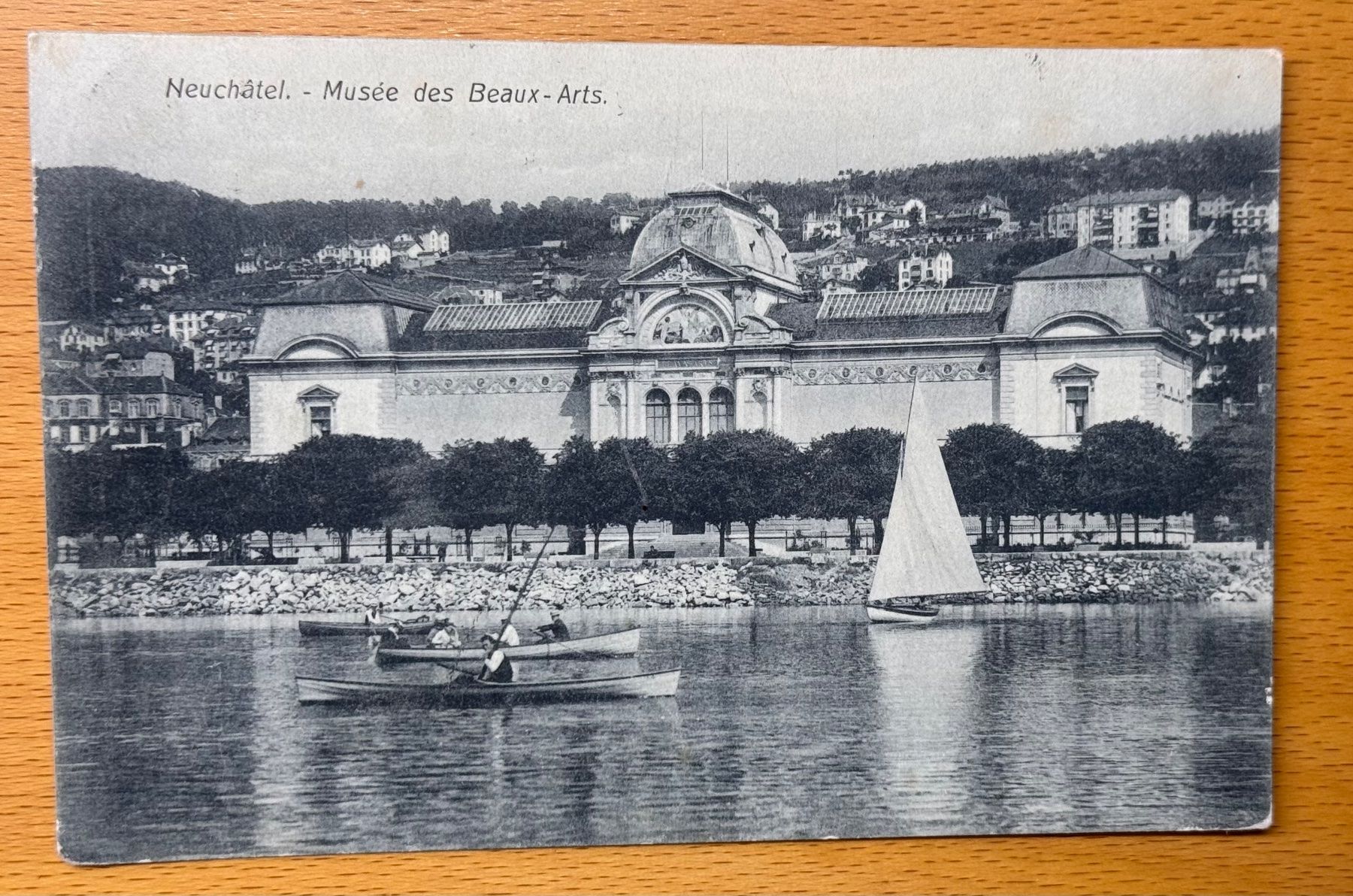 Cartoline postali: Historische Ansichtskarte Neuchâtel - Musée des Beaux-Arts – Usato da Andwil SG venduto da Ariisa1234
