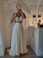 Jupe longue de mariée vintage