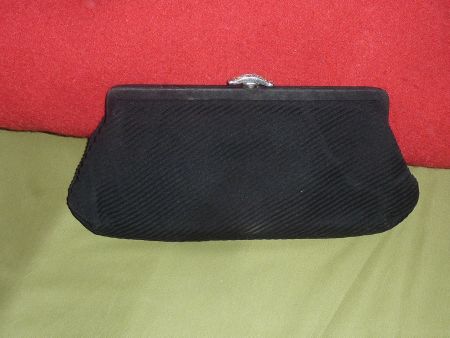 clutch noir de soirée pour femme