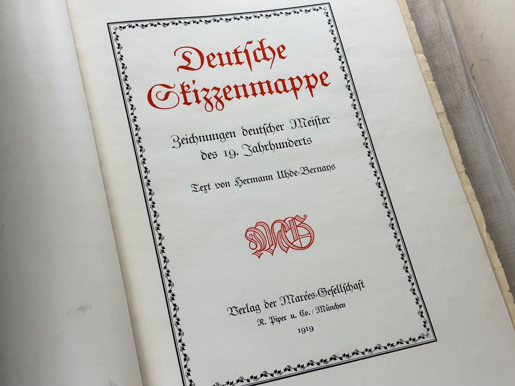 Libri: Deutsche Skizzenmappe, Verlag der Marées-Gesellschaft – Usato da Sennhof venduto da Johnbest 2