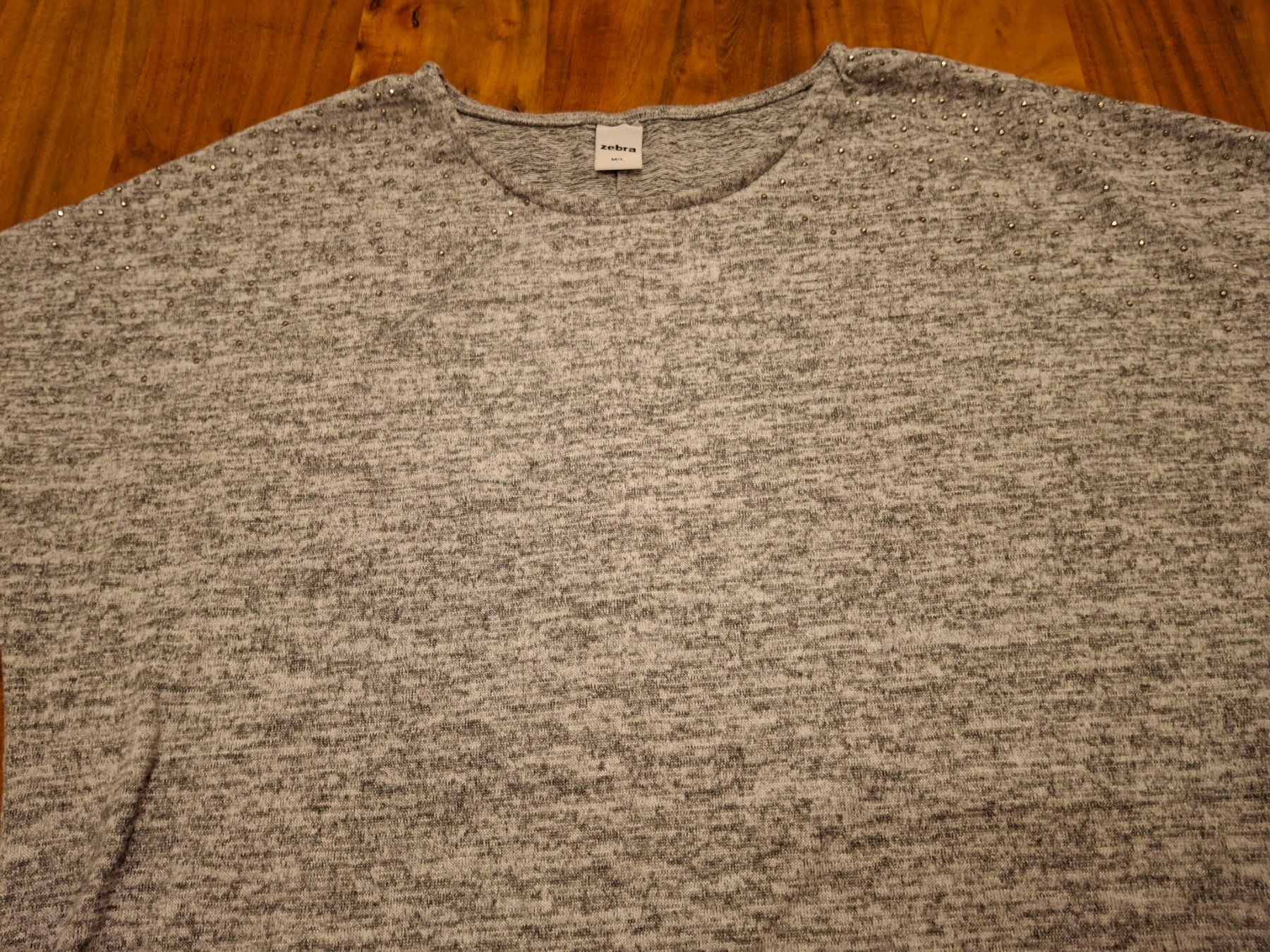 Zebra Maglioni & Felpe: Pull gris chiné manches courtes taille M/L marque Zebra – Usato da Villiers venduto da san_jn5w 3
