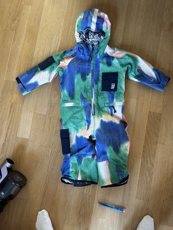Namuk Skianzug bunt gemustert Grösse 92 guter Zustand