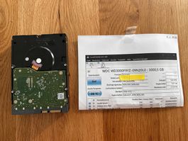 WDC 3TB Enterprise WD3000F9YZ 3.5 Zoll Festplatte