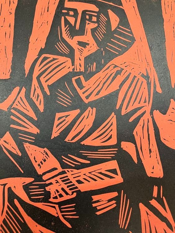 Xilografie: Robert Rehfeldt 1964 HOLZ ODER LINOLSCHNIT Format 27.5 x 40 – Usato da Gersau venduto da grafik-kunst