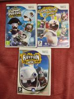 Lot de 3 jeux Wii Rayman Les Lapins Crétins -
