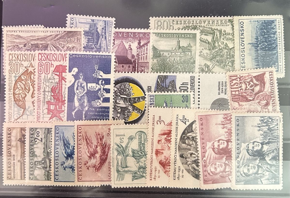 Alle Briefmarken: Sammlung von Briefmarken aus der Tschechoslowakei  – Gebraucht aus Bern von mon_622y 5