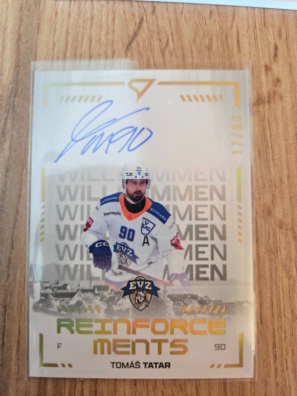 Sportzoo Carte collezionabili: EVZ - Tomas Tatar - Reinforcements SIGNED 17/60 – Nuovo (secondo la descrizione) da Arzier-Le Muids venduto da SmellyCat
