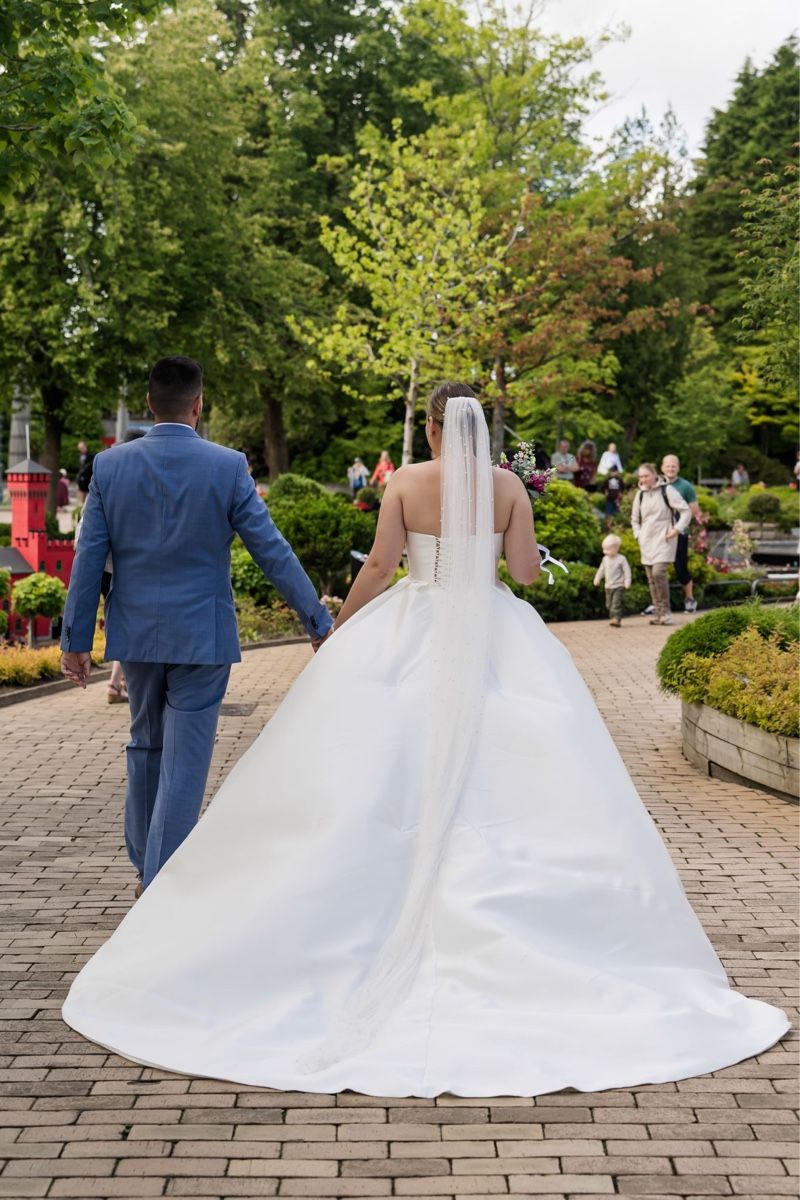 Vestiti: Brautkleid/Hochzeitskleid + gratis Schleier – Nuovo (secondo la descrizione) da Grenchen venduto da BajnokReka 3