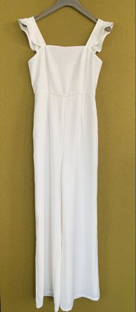 Sommerlicher, weisser Jumpsuit, Grösse S, neuwertig!