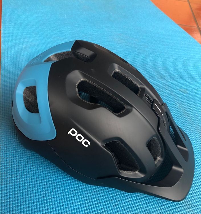 Casque VTT POC Axion Spin – Trail Et Enduro – Bleu Mat – Taille M/L
