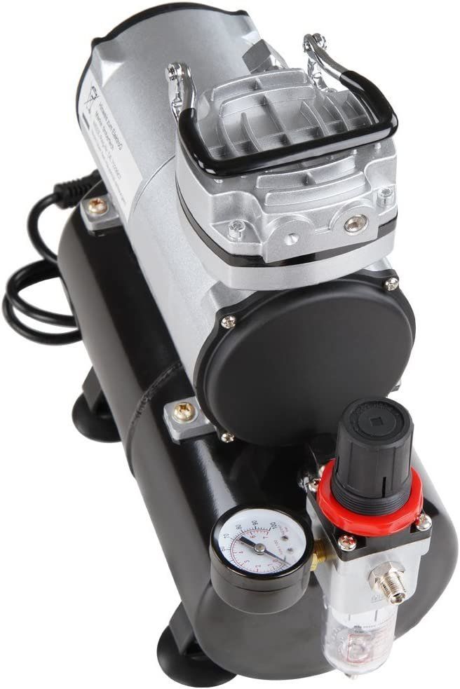 Compressori: Airbrush-Set und Kolbenkompressor – Nuovo e nell'imballaggio originale da Malters venduto da chaufhuesli 1