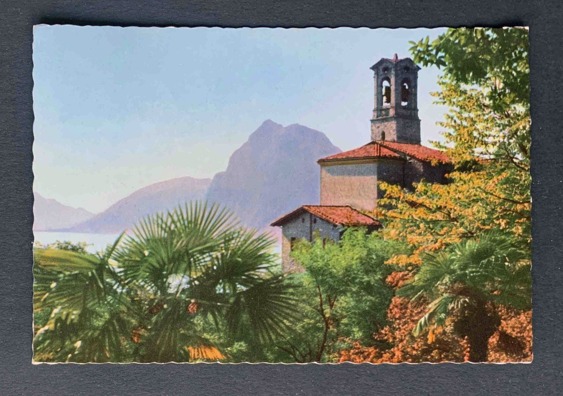 Cartoline postali: AK Castagnola mit San Salvatore – Usato da Goldau venduto da artelier1