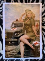 Pin up us army frau
