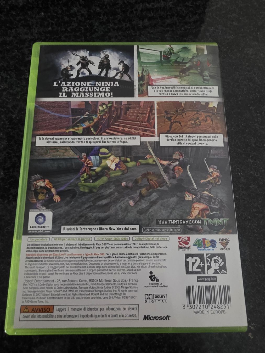 Jeux: TMNT Xbox 360 – D'occasion à Chavornay par Crash37 1