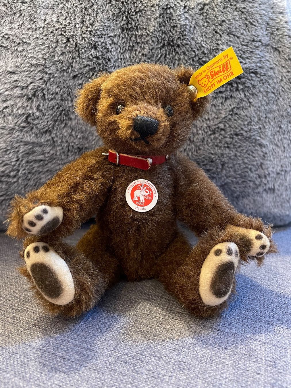 Steiff Giocattoli: Steiff Teddy braun / Weihnachten – Nuovo (secondo la descrizione) da Küsnacht ZH venduto da Ulla-ZH