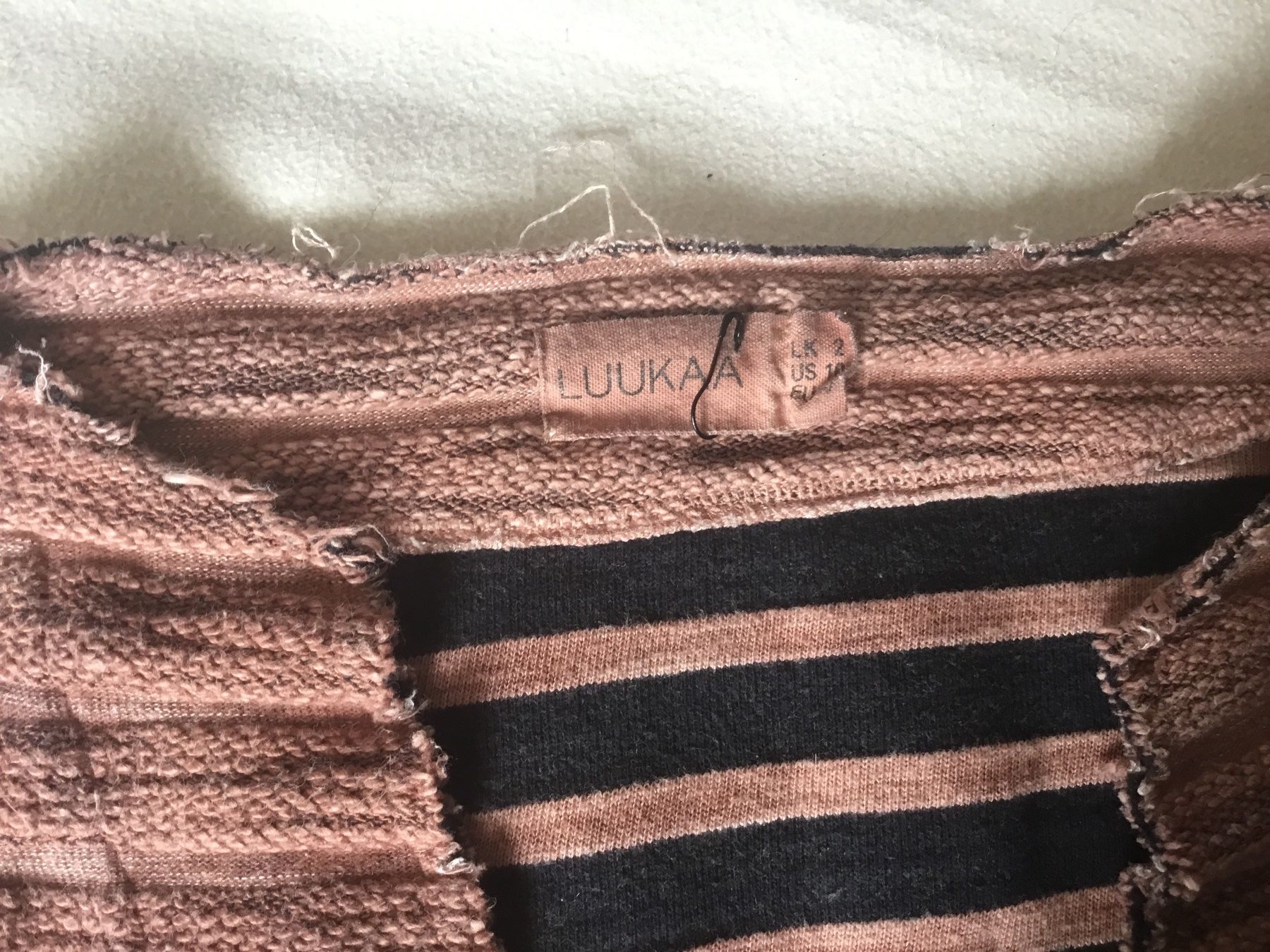 Luukaa Giacche: Sublime veste rouille LUUKAA, doublure rayée noir, t. 40 – Usato da Genève venduto da Mazelyne 3