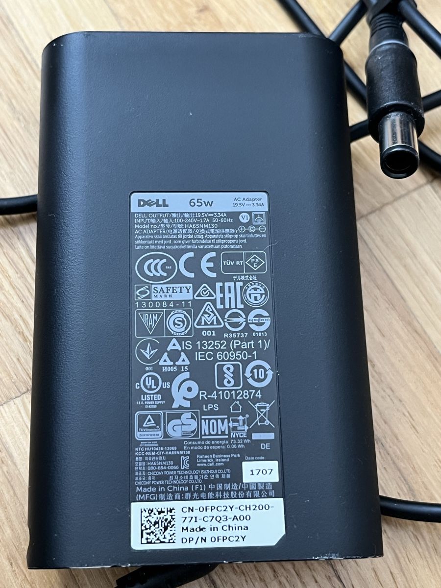 Dell Chargeur: Dell AC Adapter 65W – Neuf (Voir description) à Luzern par K.Reka 3