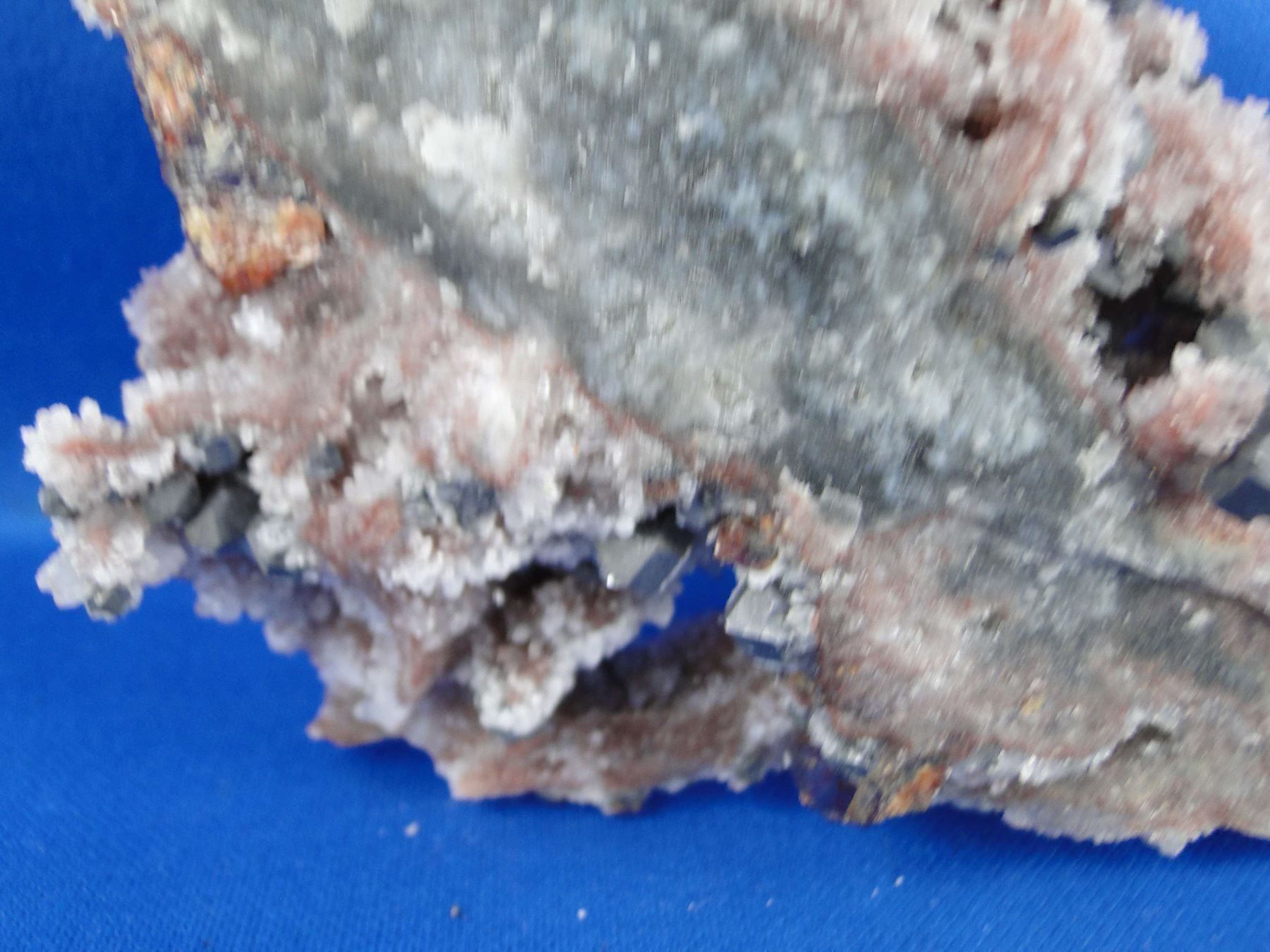 Minerali & Pietre curative: Galena auf Drusenquarz – Usato da Schinznach Bad venduto da Demerald 4