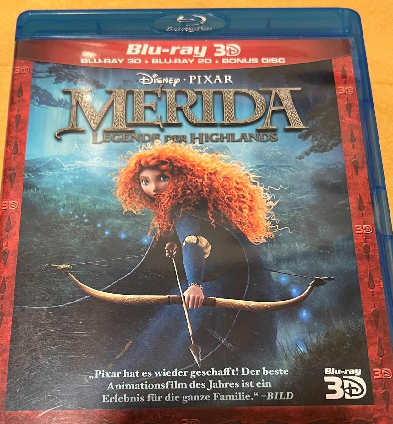 Alle DVDs: Merida - Legende der Highlands Blu-Ray 3D + Bonus Disc – Gebraucht aus Müllheim Dorf von Sleepnot
