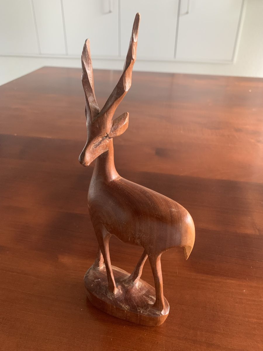 Statuette: Reh - Palisander-Holz – Usato da Bern venduto da Tresor1952