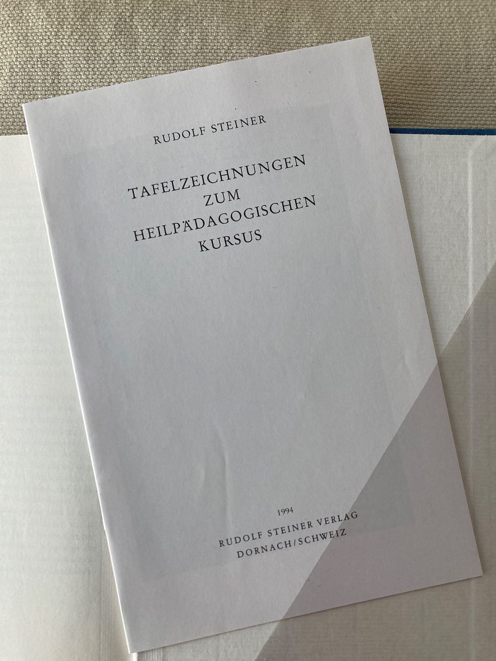 Livres: Rudolf Steiner, Heilpädagogischer Kurs – D'occasion à Baden par Yoyo1 2