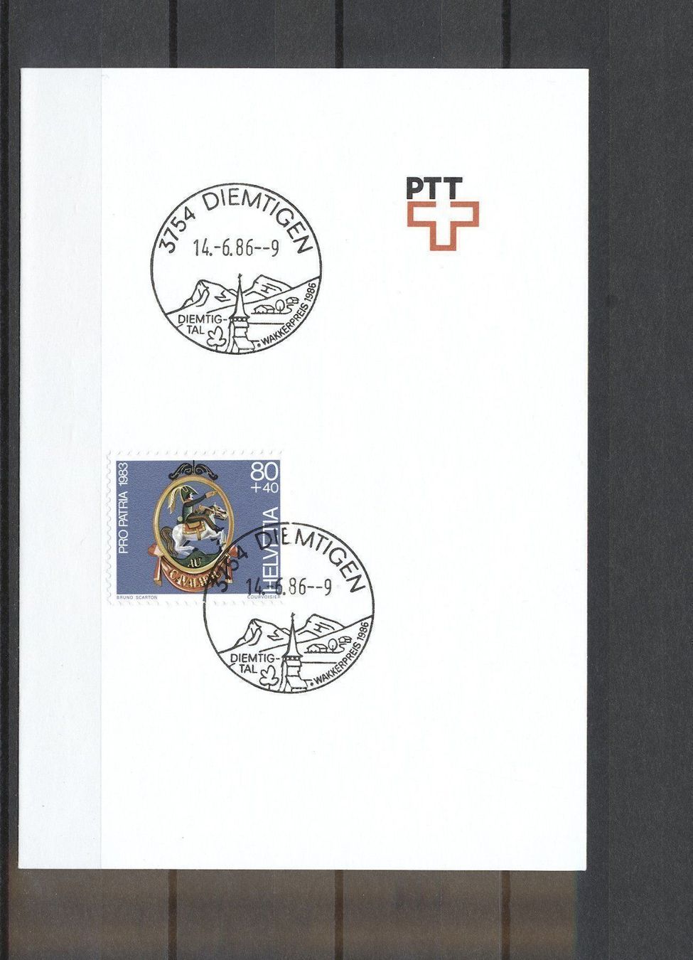 Tutti i francobolli: Pro Patria 1983-86 auf PTT-Böglein – Usato da Nesslau venduto da zueri6 1