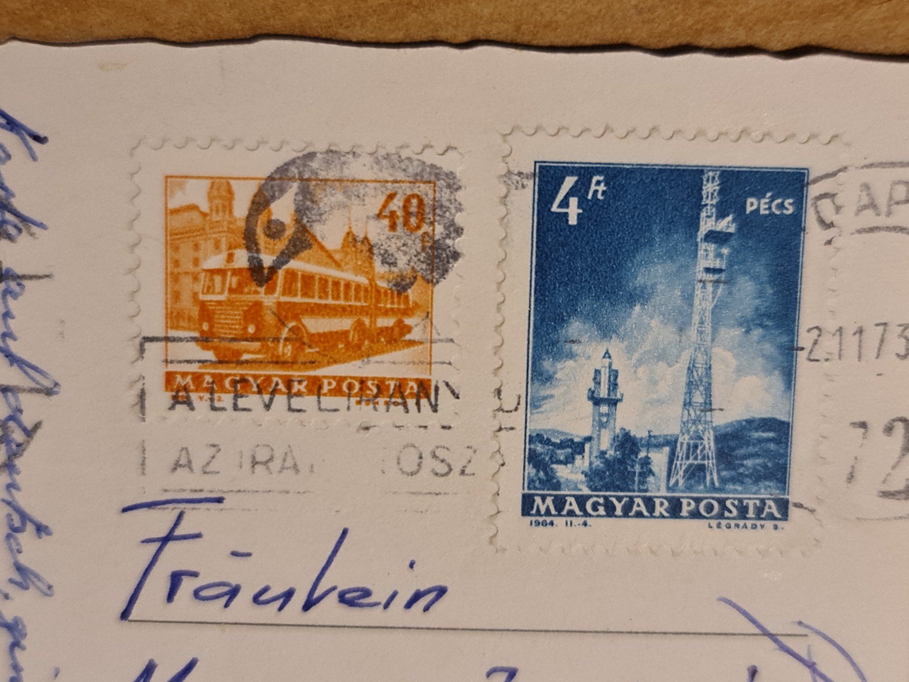Cartoline postali: Ansichtskarte Budapest Ungarn – Usato da Dintikon venduto da Vexi 1
